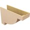 Ekena Millwork 12"W x 36"D x 24"H Classic Alpine Rough Cedar Woodgrain TimberThane Corbel, Primed Tan CORUR12X36X24ALPRCPR - alternate 5